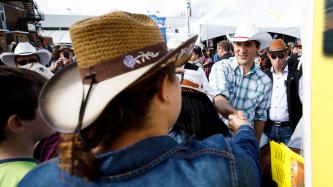 Photo number 6 from the photo gallery Prime Minister Justin Trudeau and Minister François-Philippe Champagne attend the Festival Western de St-Tite, Quebec