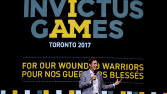 Photo number 1 from the photo gallery Prime Minister Justin Trudeau welcomes athletes to the 2017 Invictus Games in Toronto during the opening ceremonies