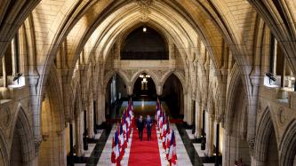 Photo numéro 8 de la galerie de photos Le premier ministre Justin Trudeau accueille le président de la France, Emmanuel Macron, au Parlement à Ottawa
