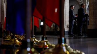 Photo numéro 11 de la galerie de photos Le premier ministre Justin Trudeau accueille le président de la France, Emmanuel Macron, au Parlement à Ottawa