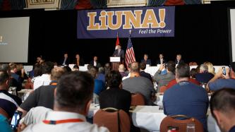 Photo number 2 from the photo gallery Prime Minister Justin Trudeau addresses LiUNA members in Ottawa