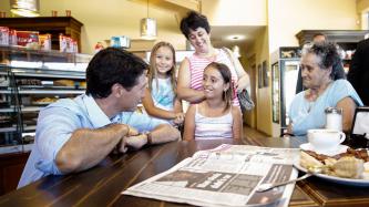 Photo number 2 from the photo gallery Prime Minister Justin Trudeau visits a Caldense Bakery in Bradford, Ontario