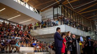 Photo number 1 from the photo gallery Prime Minister Justin Trudeau and Ministers Jane Philpott and Mary Ng visit a community centre in Markham, Ontario