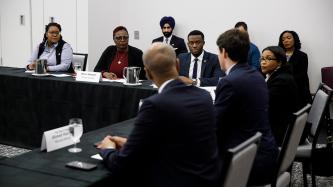 PM Trudeau and Min. Hussen meet with OBVC members