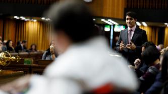 PM Trudeau speaks in the House of Commons