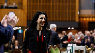 MP Bendayan smiles and receives applause