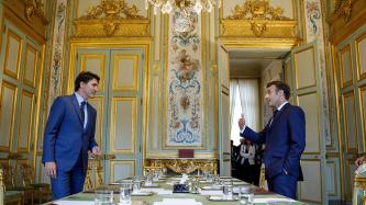 PM Trudeau meets with President Macron