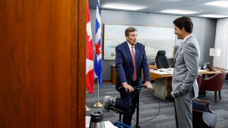 Prime Minister Trudeau meets with Mayor of Toronto John Tory