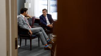 Prime Minister Trudeau meets with Mayor of Toronto John Tory