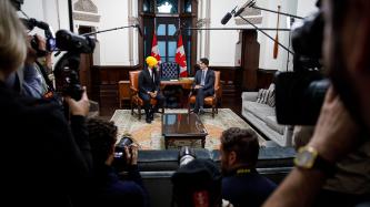 Le PM Trudeau rencontre Jagmeet Singh