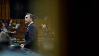 Minister Morneau speaks in the House of Commons