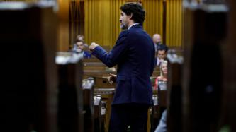 Le PM Trudeau assiste à la période des questions