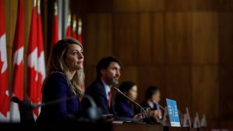 PM Trudeau, Minister Joly, Doctor Tam and Doctor Njoo speak with media