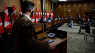 PM Trudeau, Minister Joly, Doctor Tam and Doctor Njoo speak with media