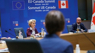 Les présidents Michel et von der Leyen au Sommet UE-Canada