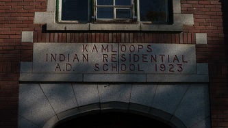 Archway of Kamloops Indian Residential School A.D. 1923