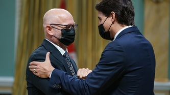 Le premier ministre Trudeau félicite le ministre Lametti