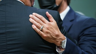 Le premier ministre Trudeau félicite le ministre Blair