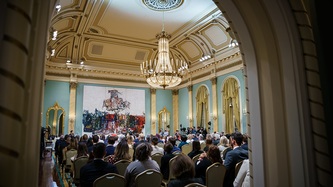 Vue de l'assistance à Rideau Hall